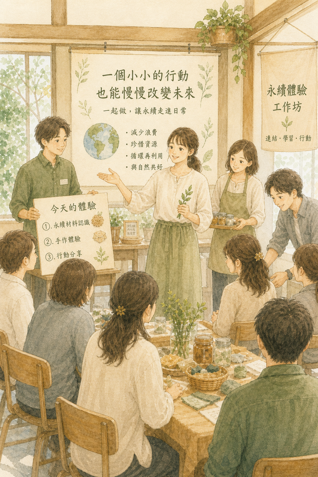 ECO STAR 行動者帶領永續體驗工作坊，從學習者走向可被交付任務的夥伴。